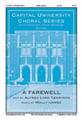 A Farewell SATB choral sheet music cover